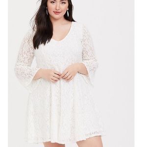 NWT TORRID White Dress